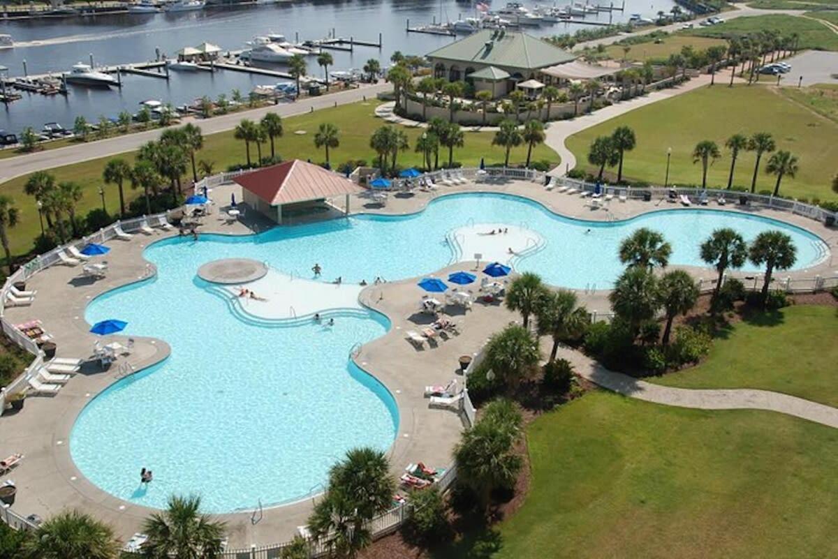 Waterfront Luxury Huge Condo With 15000Sf Pool Myrtle Beach Exterior foto